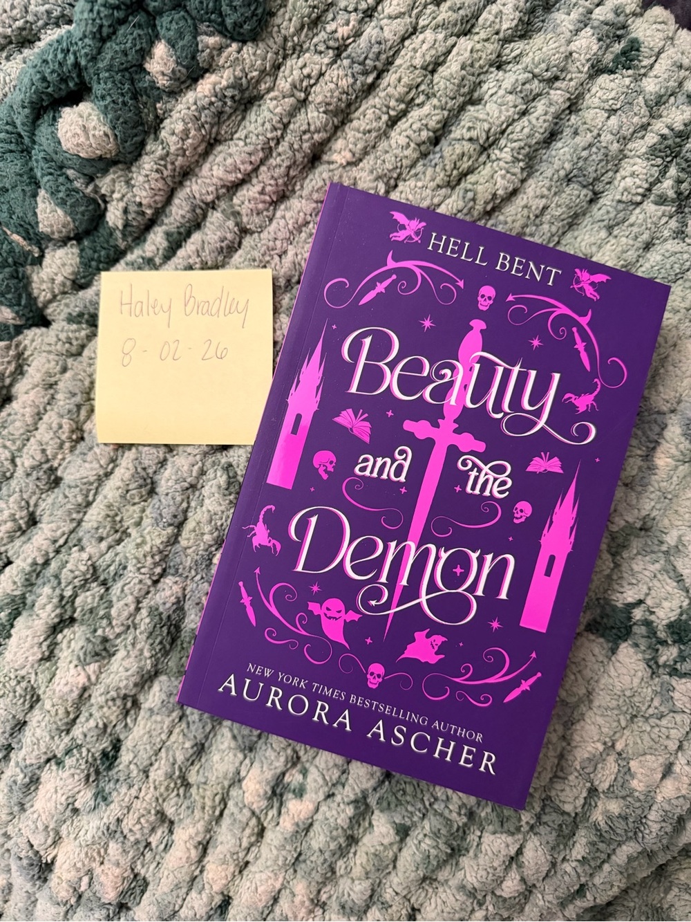 Beauty and the Demon by Aurora Ascher - Purple & Hot Pink Paperback